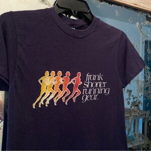 Vintage 70s Frank Shorter Running Gear Single Stitch Tee
